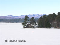 Newfound Lake, NH - Pilot Point - Winter